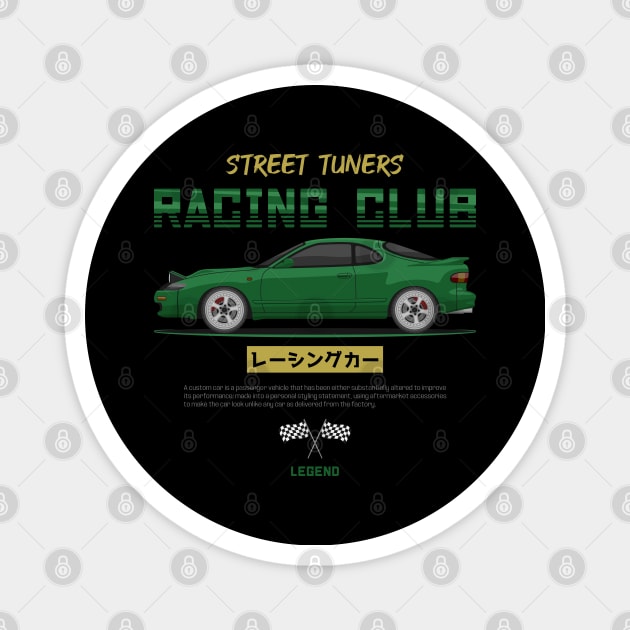 Tuner Green MK5 Celica Superior JDM Magnet by GoldenTuners